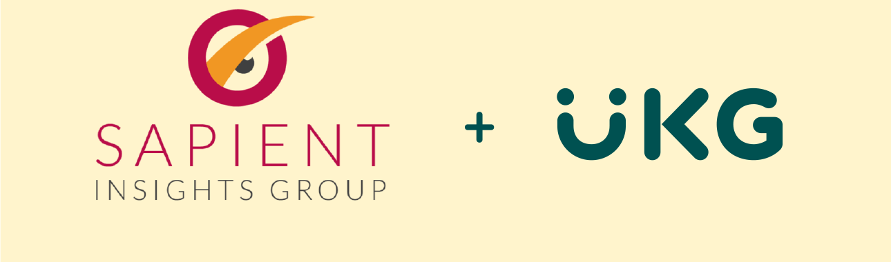 Sapient Insights Group and UKG logo